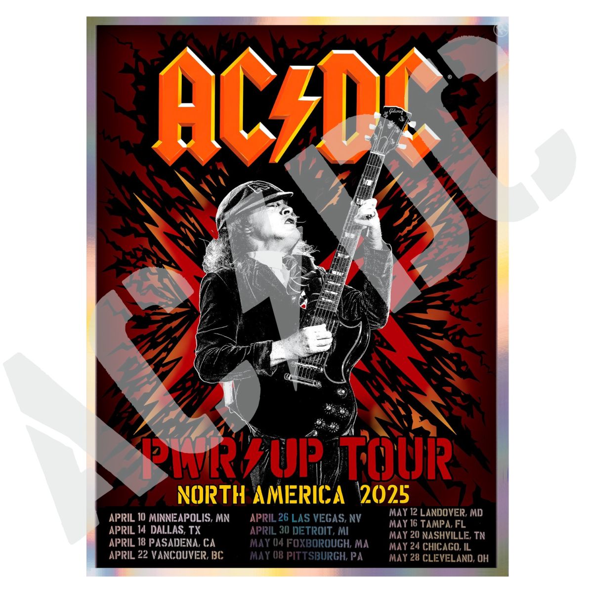 Angus PWR UP Tour Poster