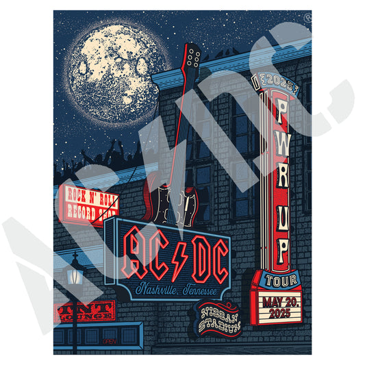 Nashville PWR UP Tour Poster - Webstore Exclusive!