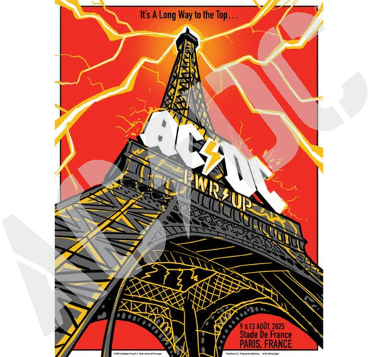 Paris PWR UP Tour Poster