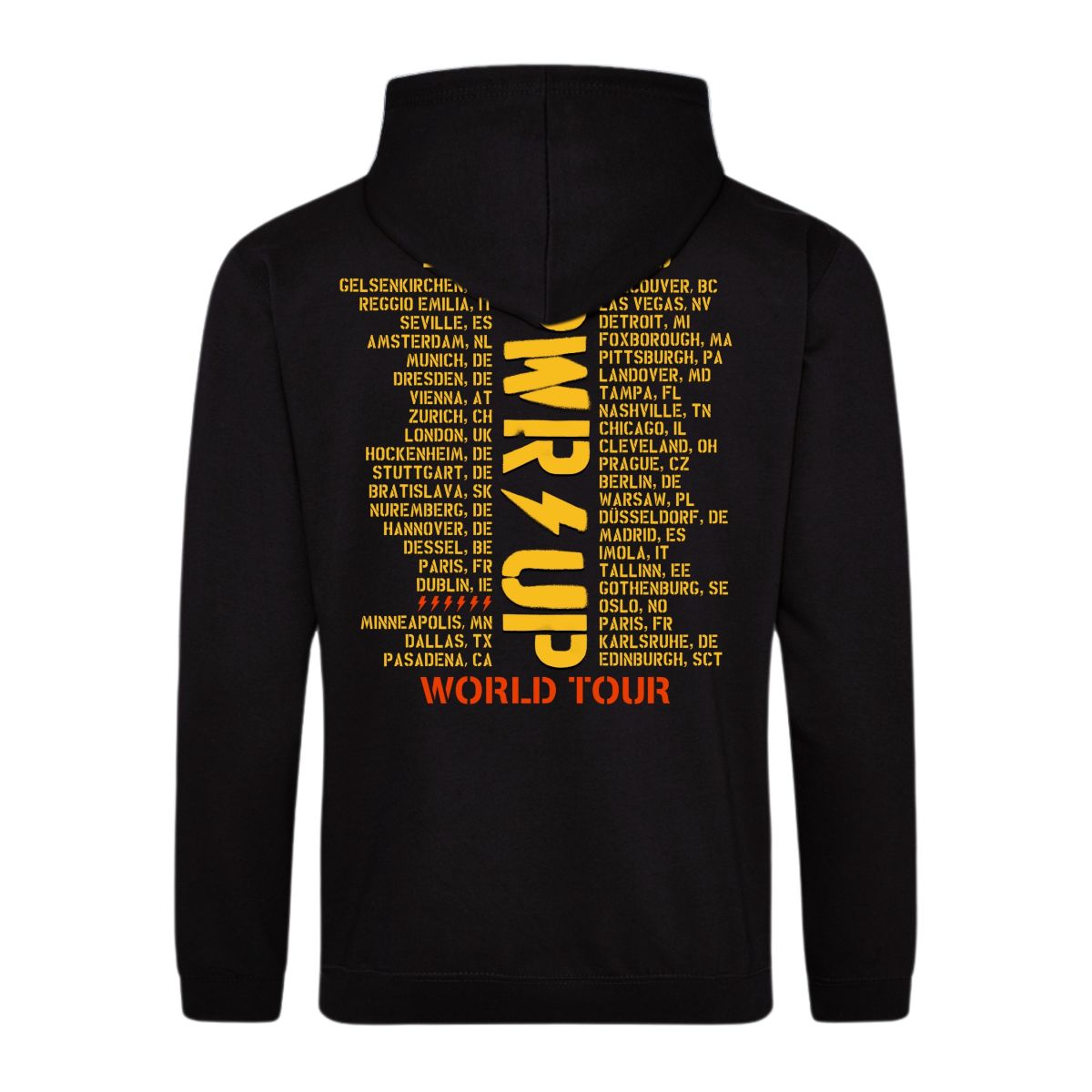 Neon Bolt PWR UP World Tour Hoodie