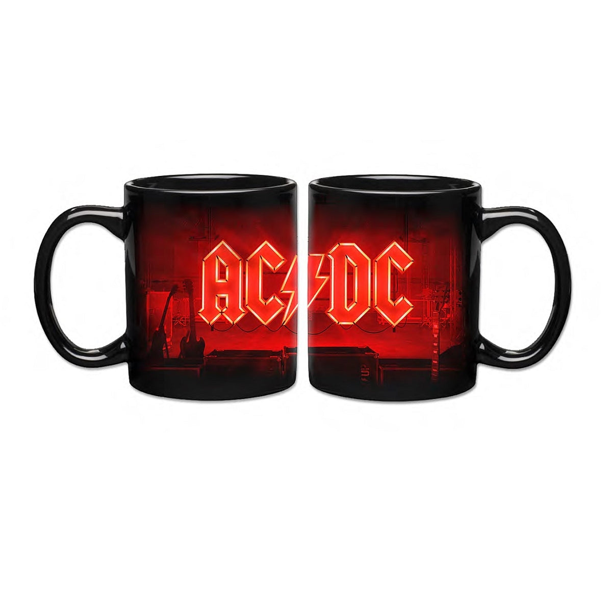 POWER UP 11oz Black Logo Coffee Mug