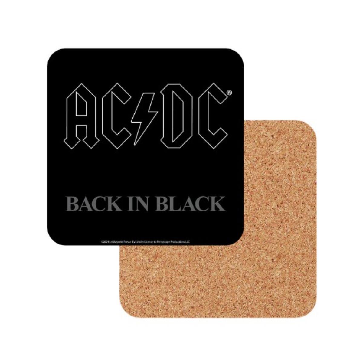 AC/DC Back in Black Coasters - Combo Component