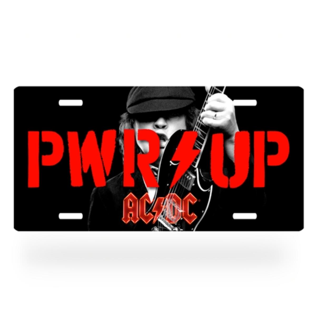 Angus Young License Plate