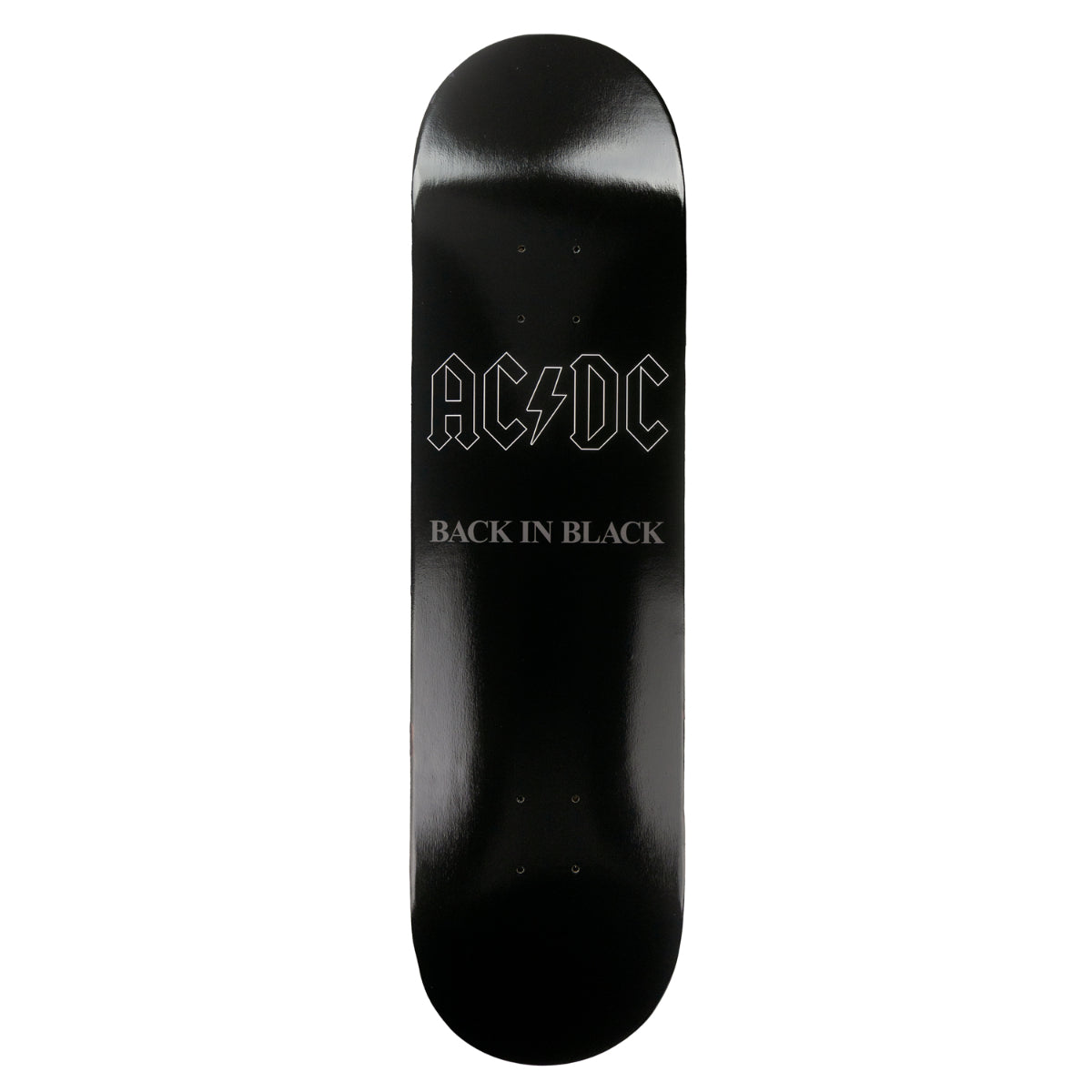 Back in Black Skate Deck