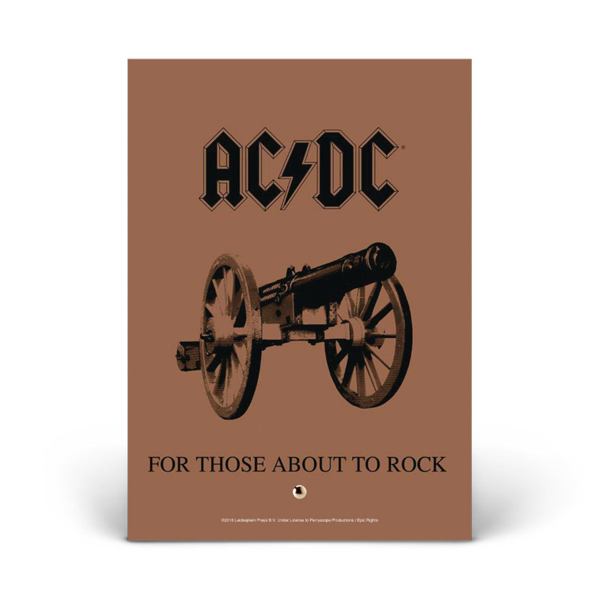 For Those About To Rock Glass Photo Print