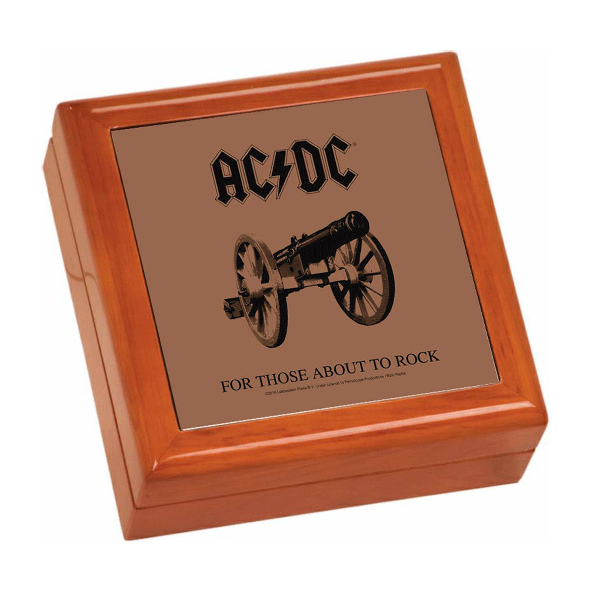 For Those About To Rock Wooden Keepsake Box