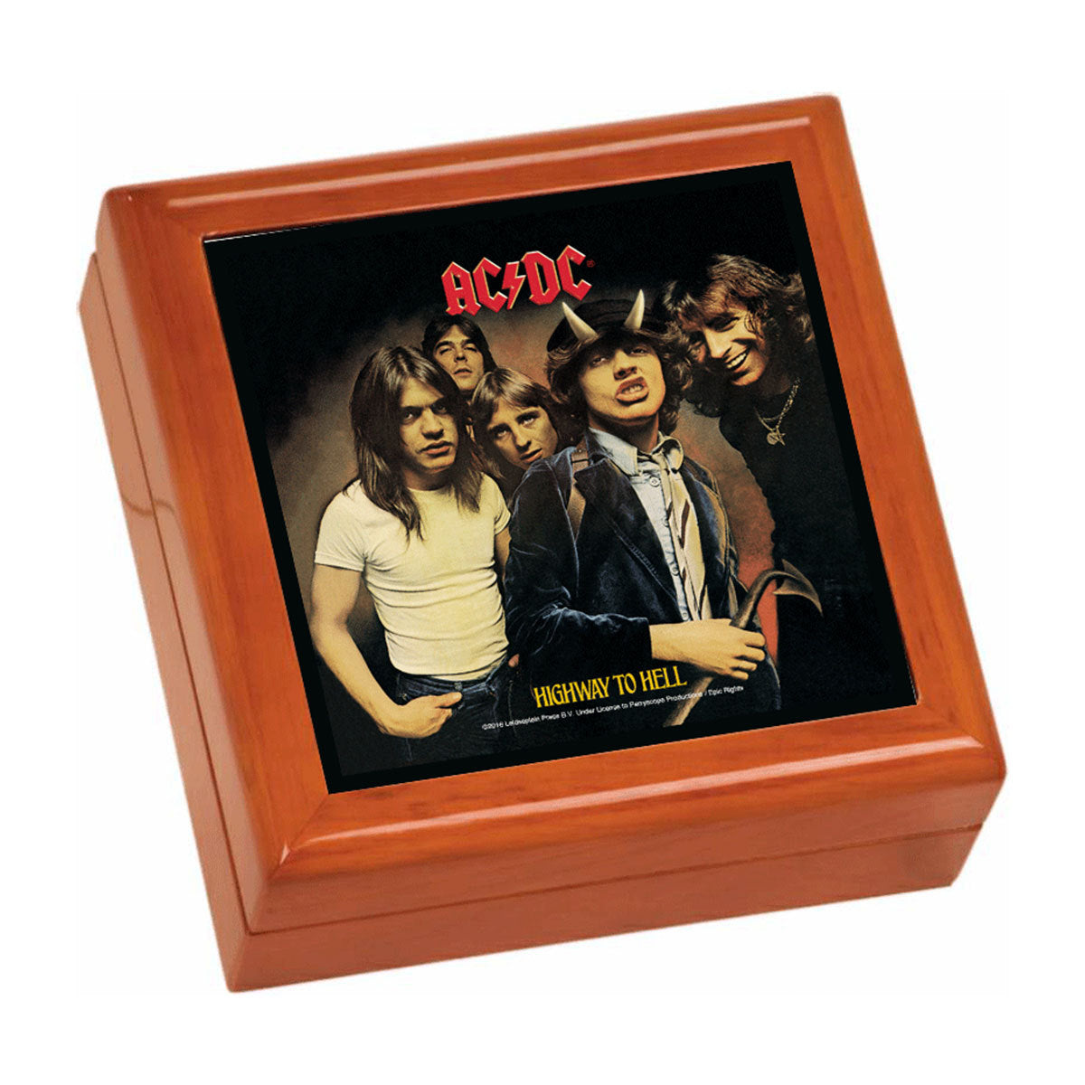 Highway To Hell Wooden Keepsake Box