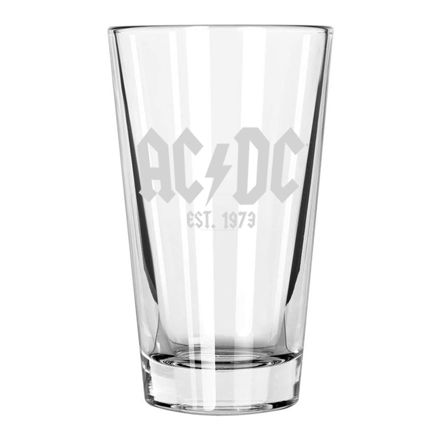 AC/DC Est. 1973 Etched Pint Glass
