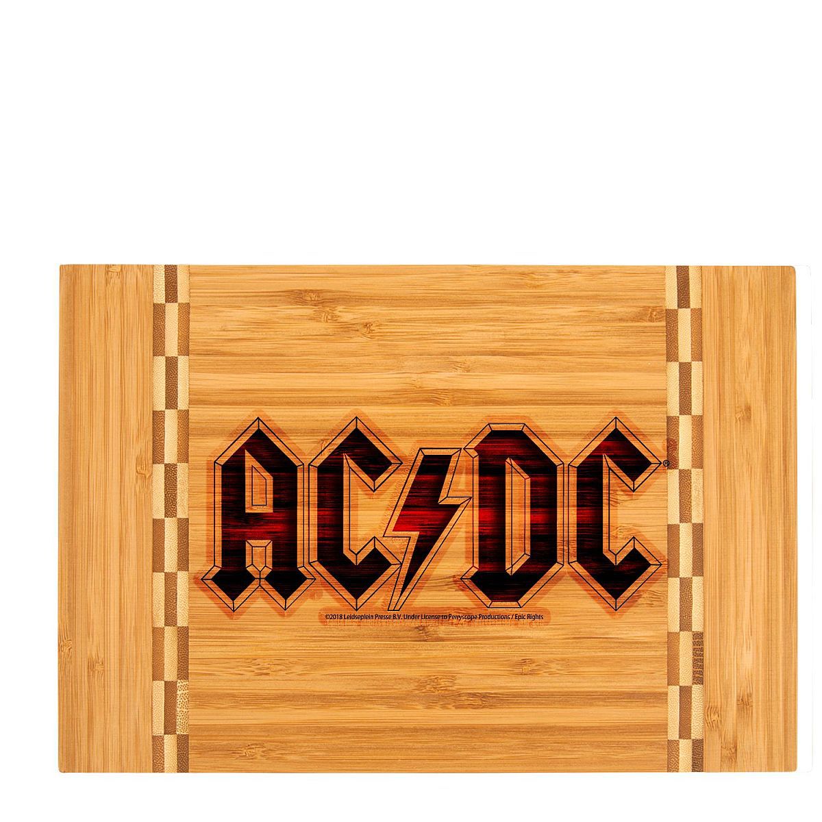 Logo Laser Engraved Cutting Board w/Butcher Block Inlay