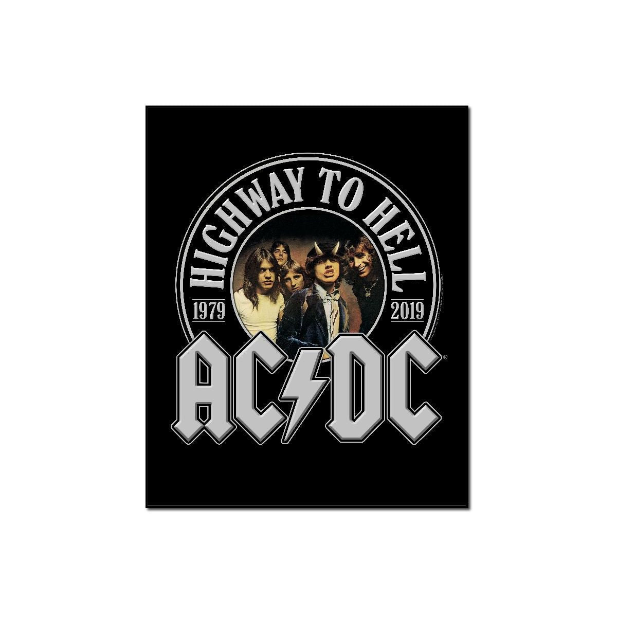 Highway To Hell 40th Anniversary Wood Panel