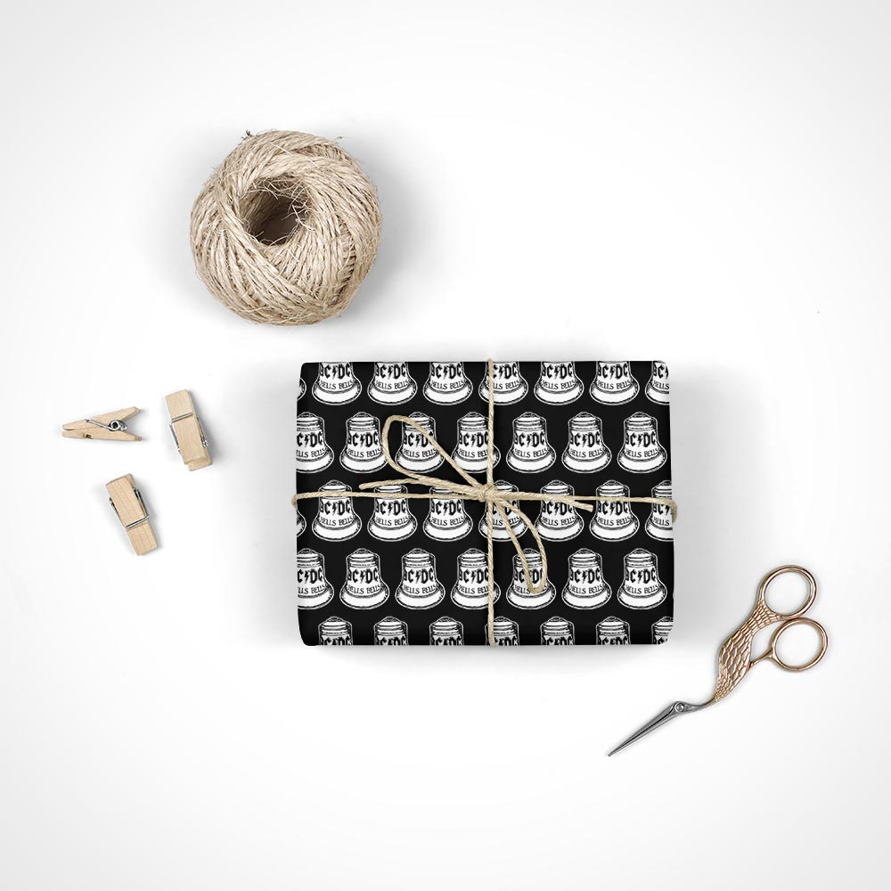 AC/DC Hells Bells Wrapping Paper