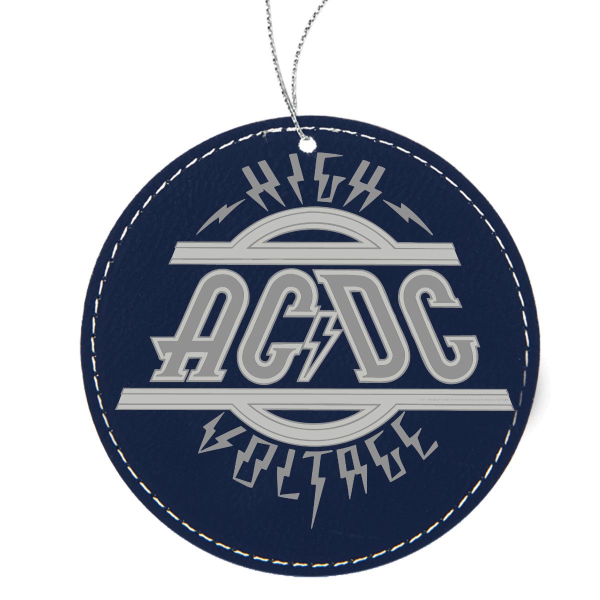 High Voltage Leatherette Ornament