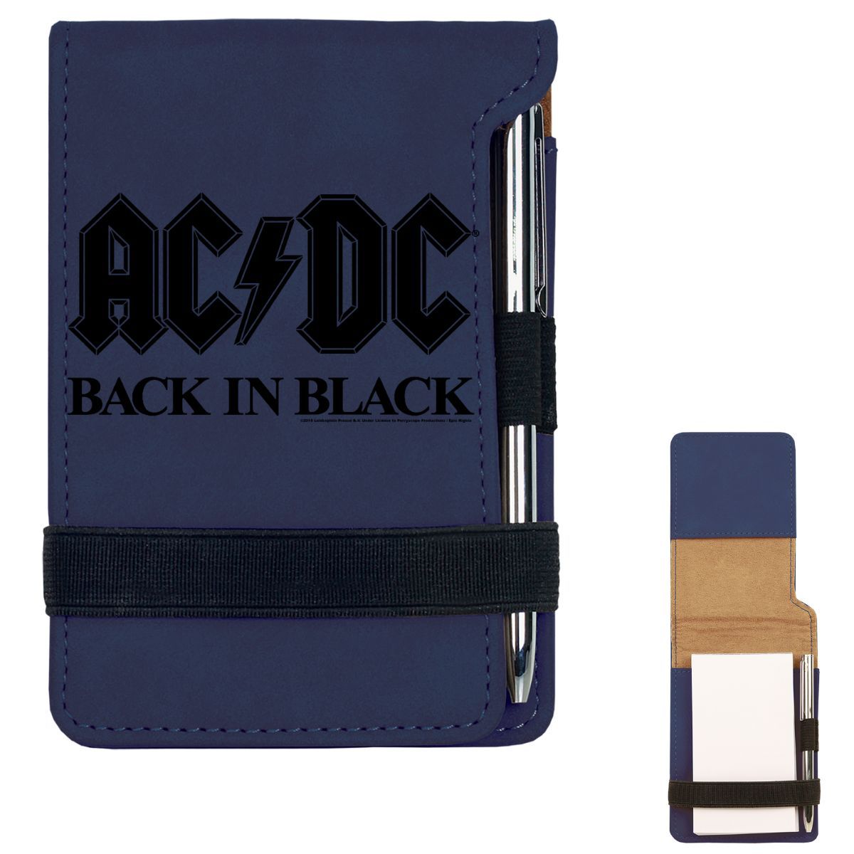 Back In Black Mini Notepad w/Pen