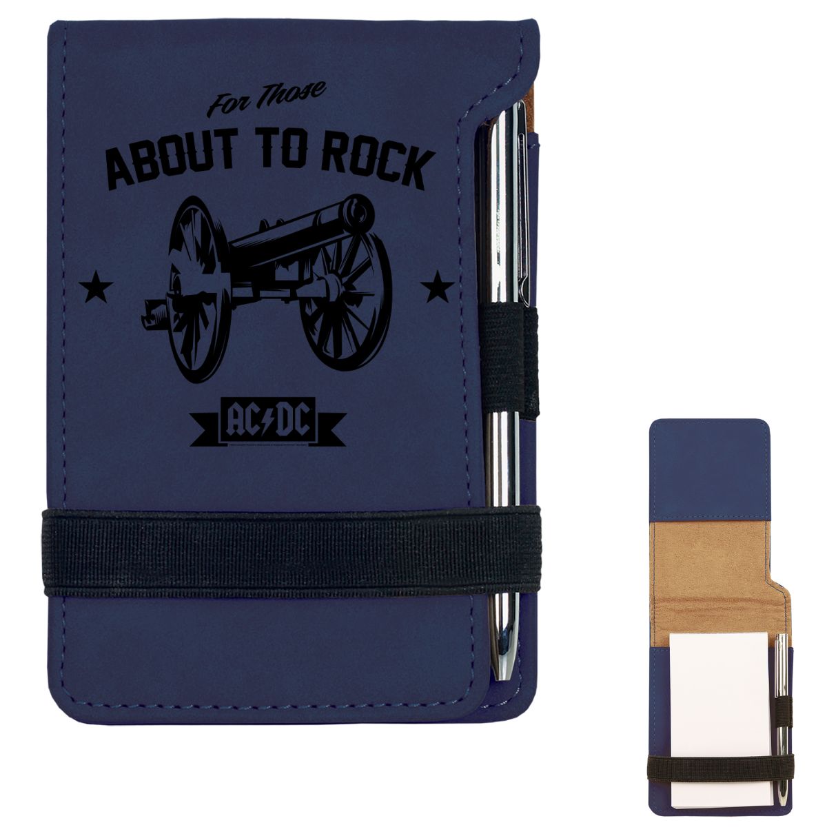 Rock Cannon Mini Notepad w/Pen