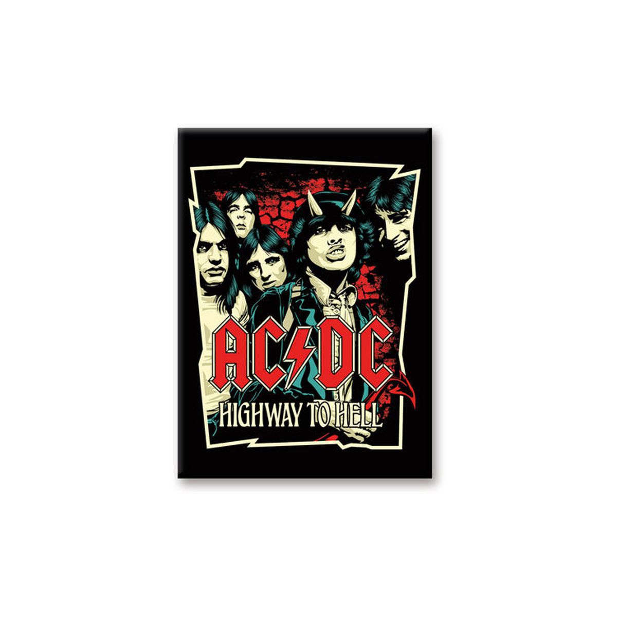 AC/DC Highway to Hell Art Magnet