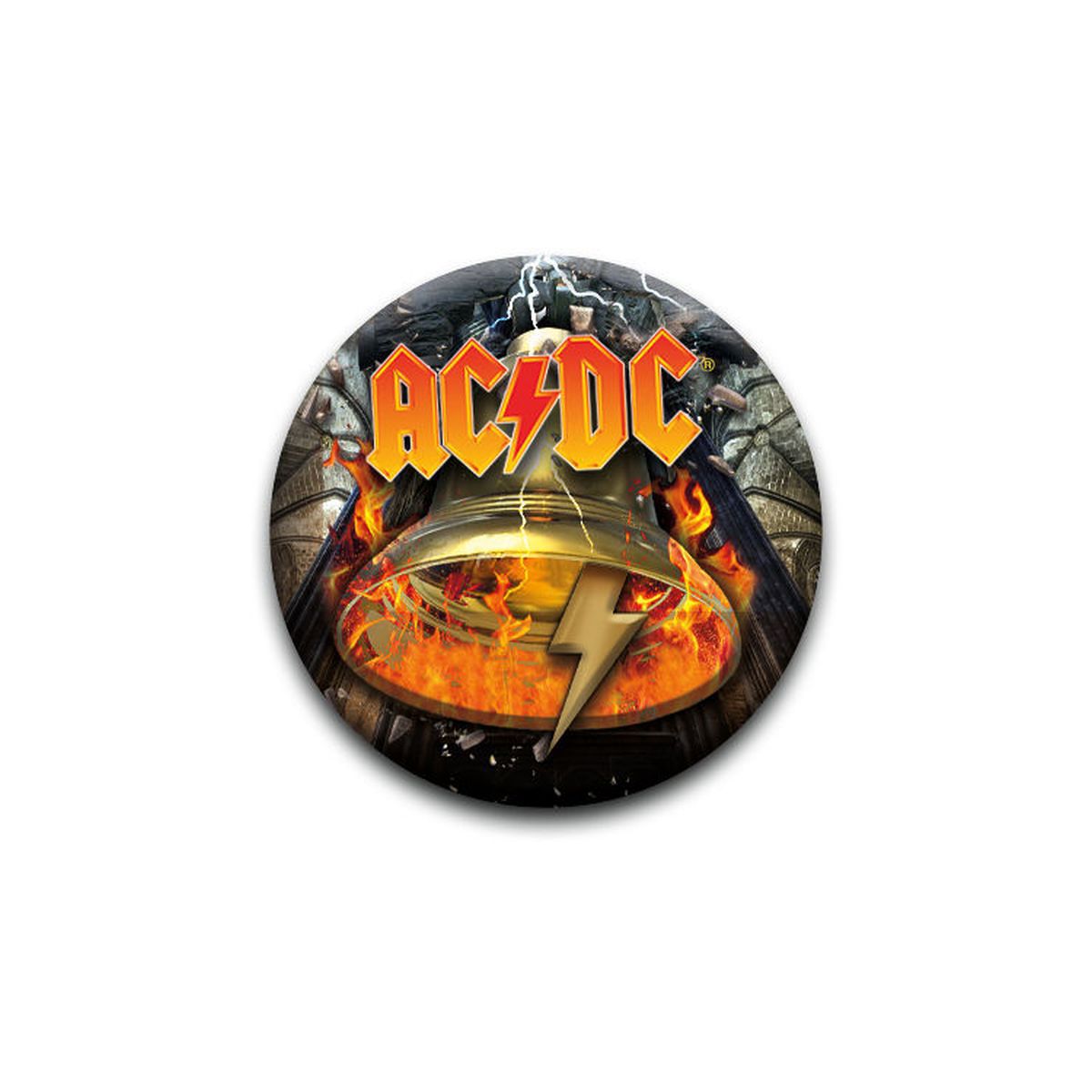 AC/DC Hells Bells Logo Pin
