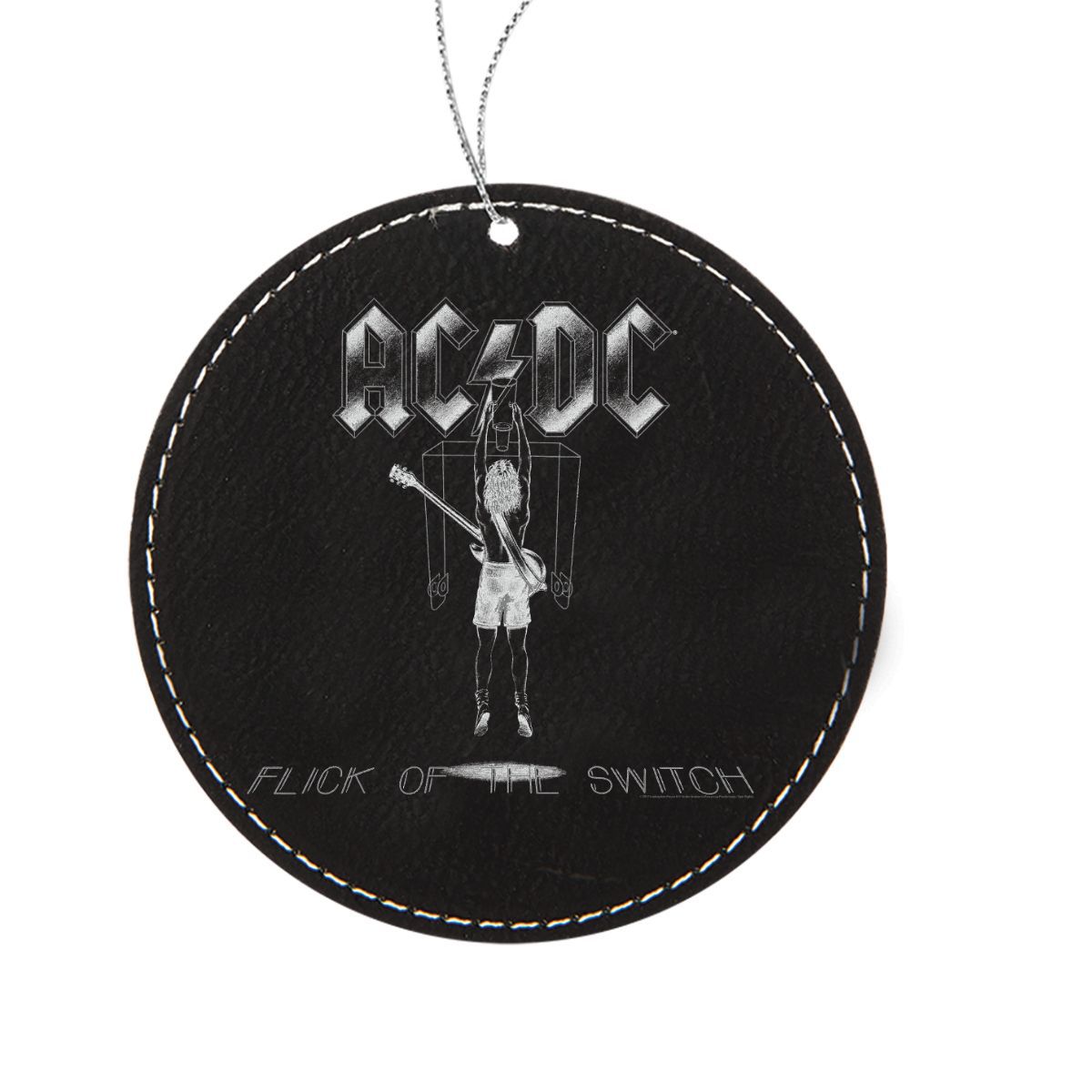 Flick Of The Switch Leatherette Ornament