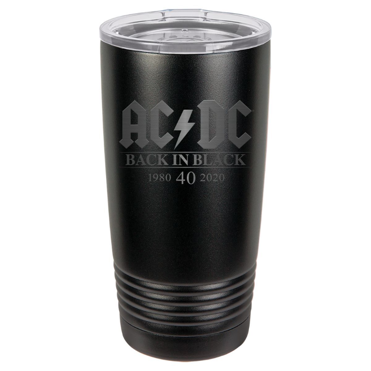 Back in Black 40th Anniversary Polar Camel Laser Engraved Tumbler