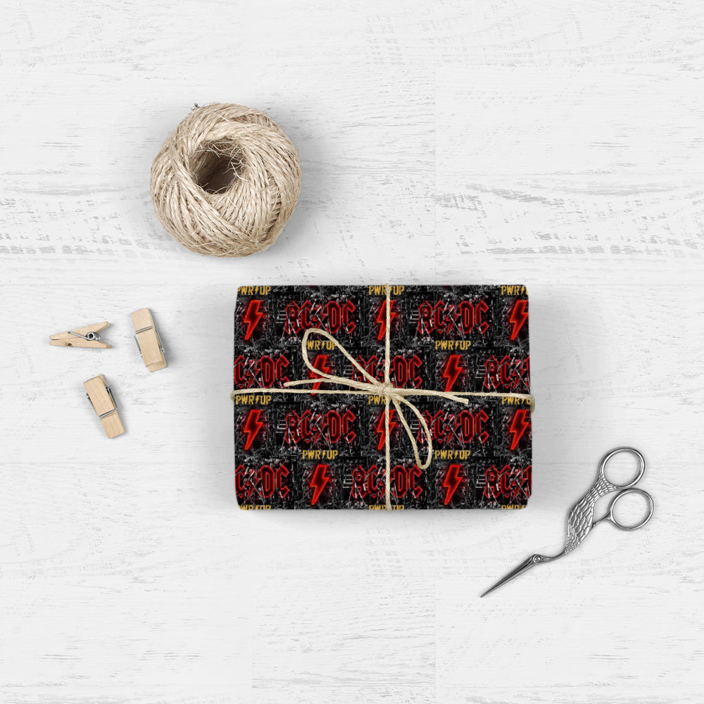 AC/DC Wires n' Bolts Wrapping Paper