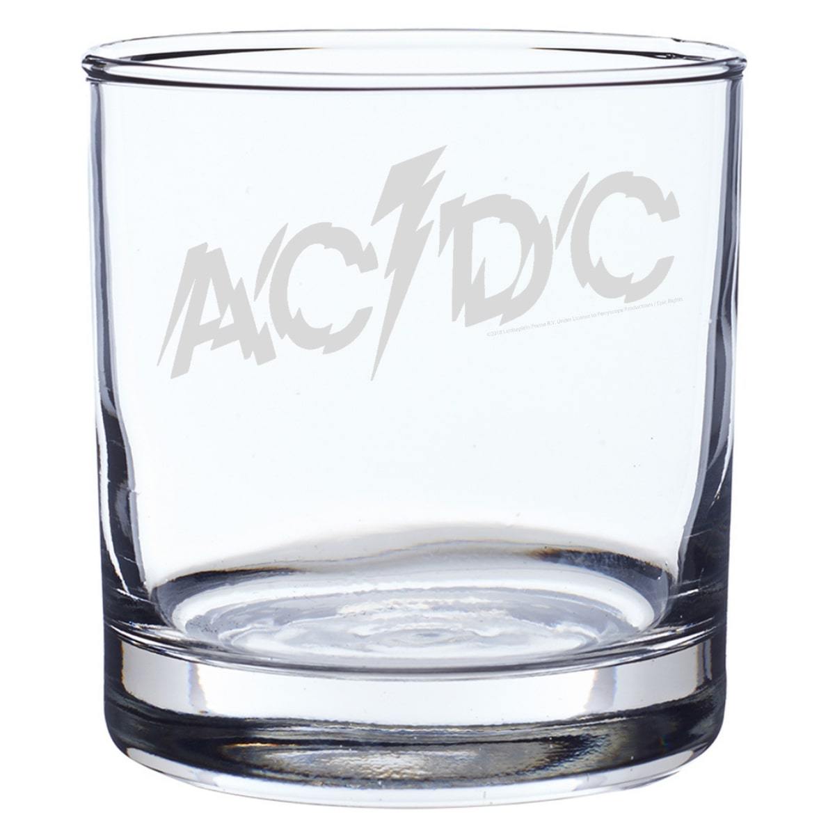 Powerage Logo Laser-Etched Whiskey Glass