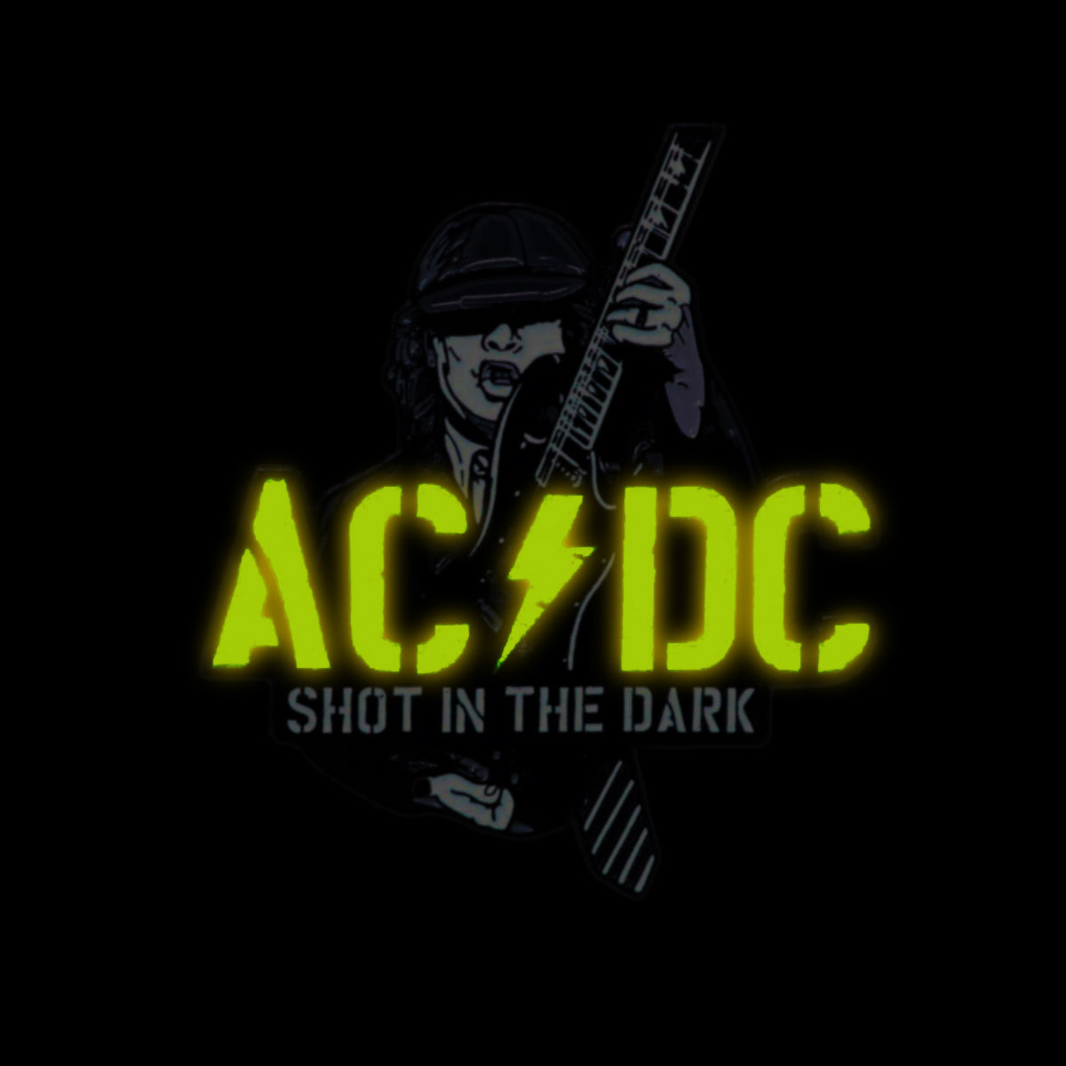 Glow In The Dark Shot In The Dark Pin