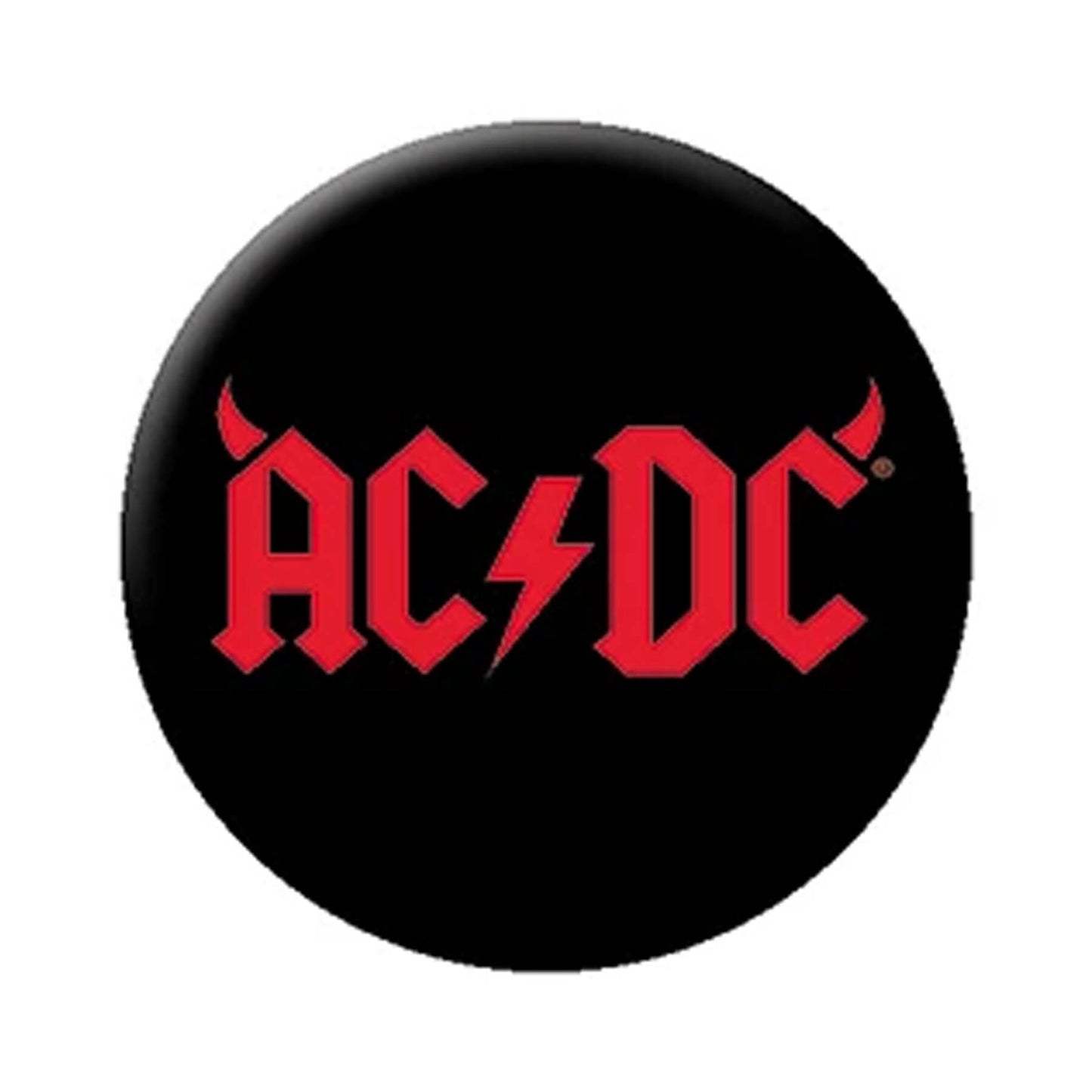 AC/DC Logo with Horns 1.25" Button