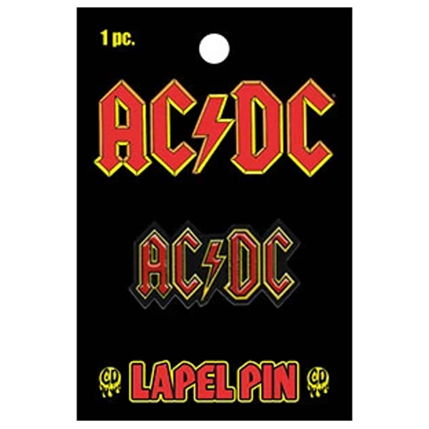 AC/DC Logo 1.25" Lapel Pin