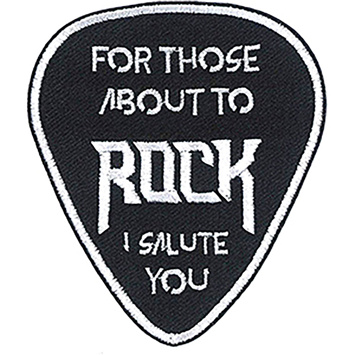 AC/DC I Salute You 2.7"x3.2" Patch