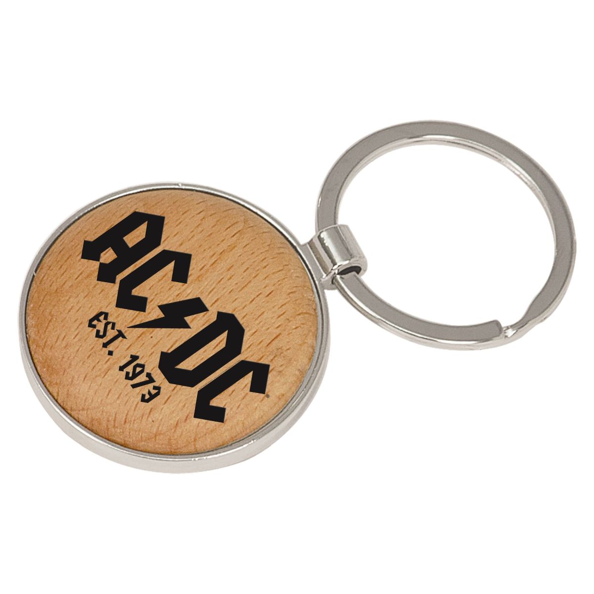 Laser Engraved Maple Keychains