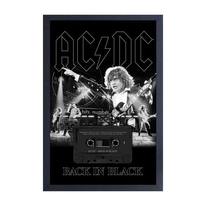 AC/DC - Back in Black-Live 11x17 Framed Print