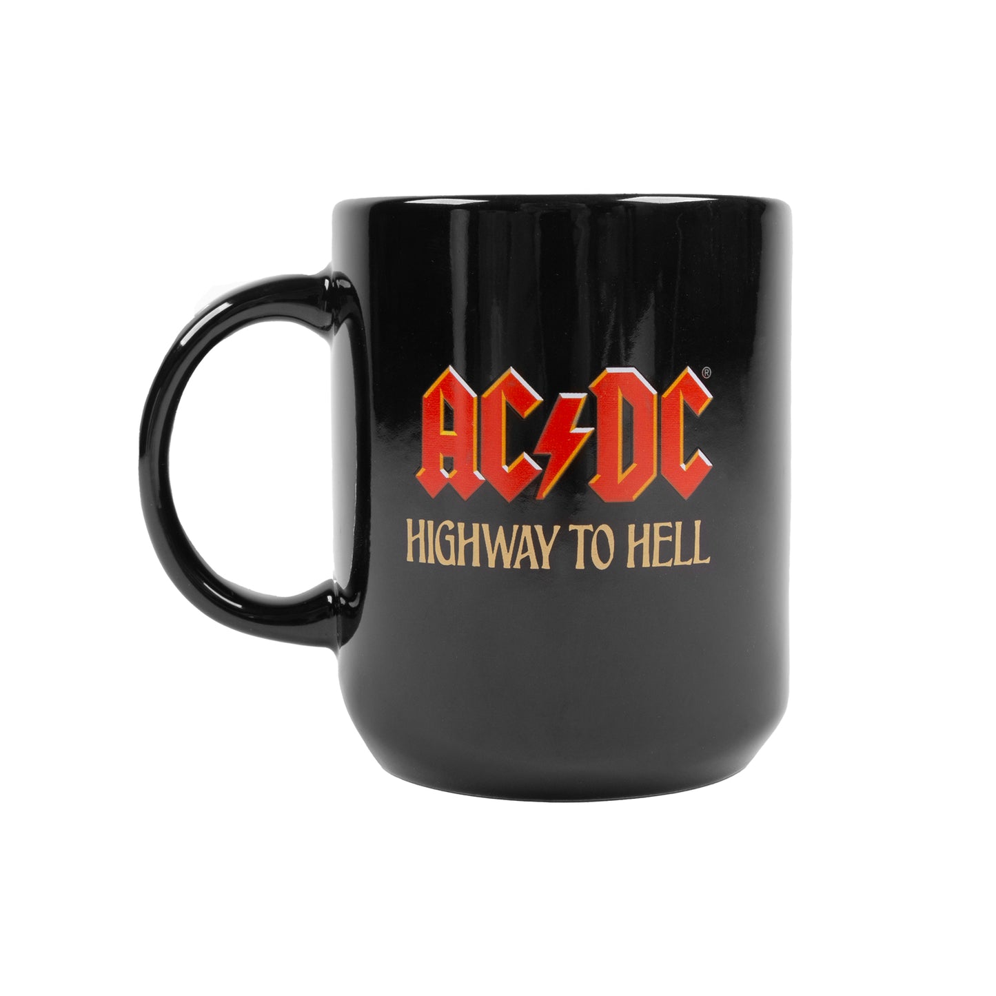 AC/DC Highway to Hell Ceramic Cappuccino Ceramic Mug (20oz / Black)