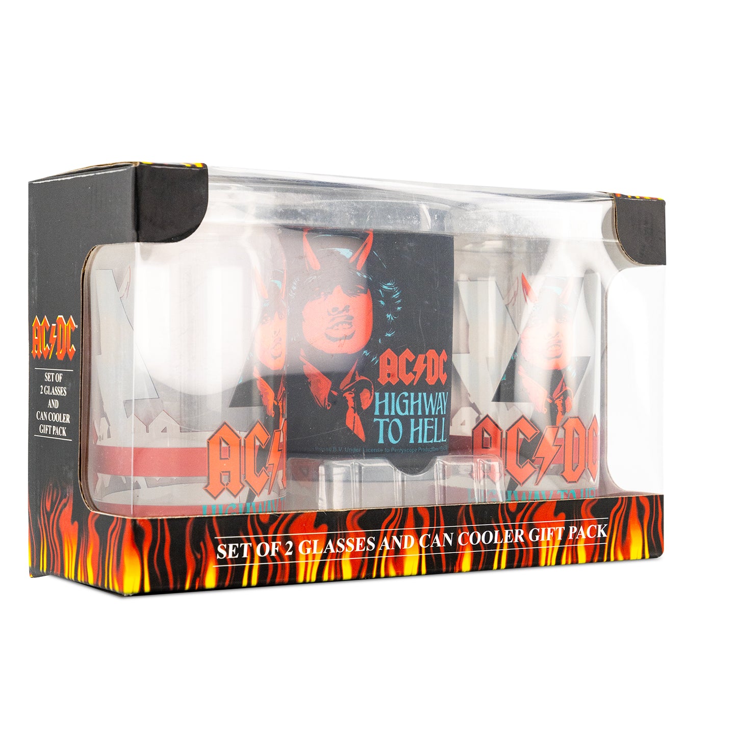 AC/DC Highway To Hell: 2 Glass & Can Cooler Pack