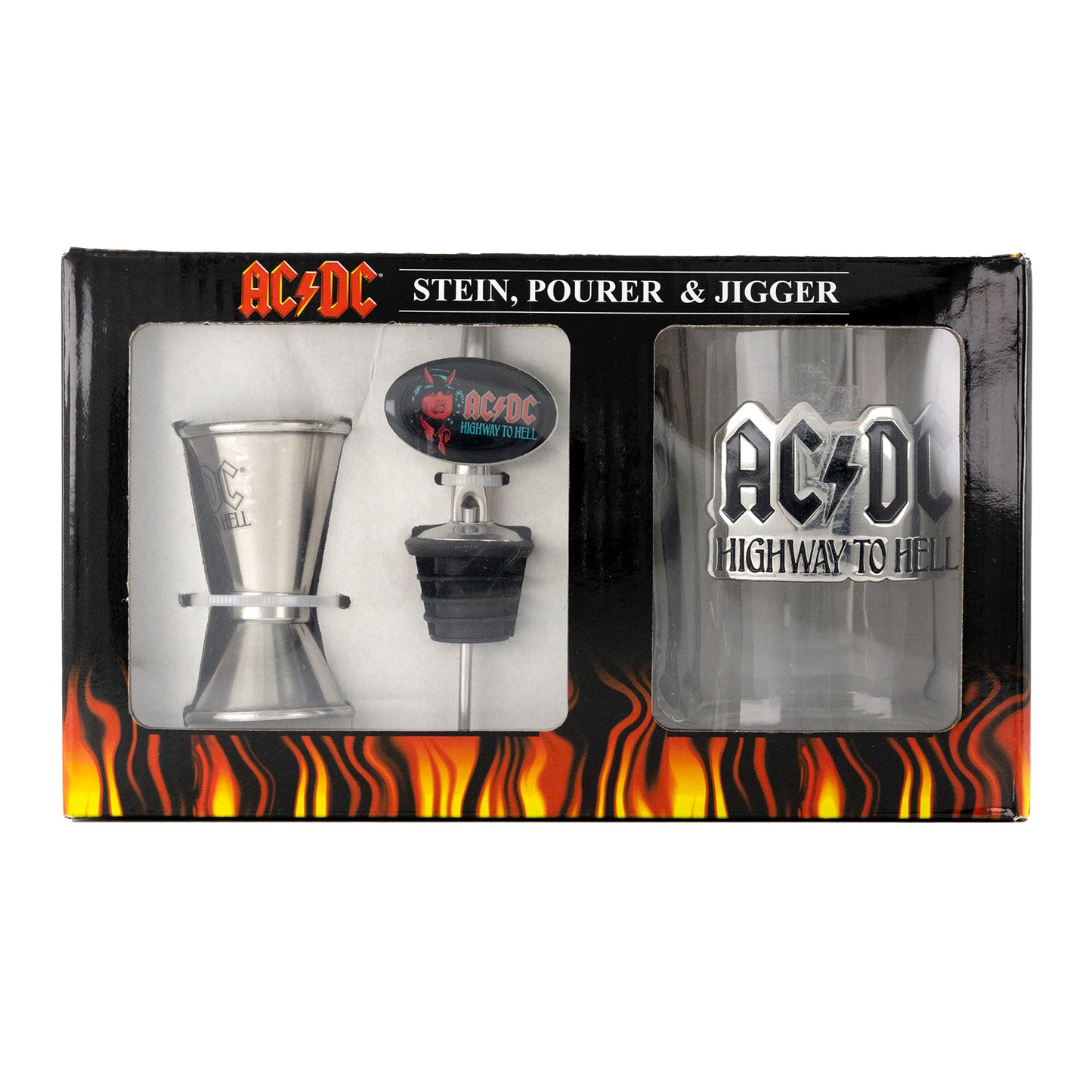AC/DC Highway To Hell: Stein, Jigger & Pourer Pack