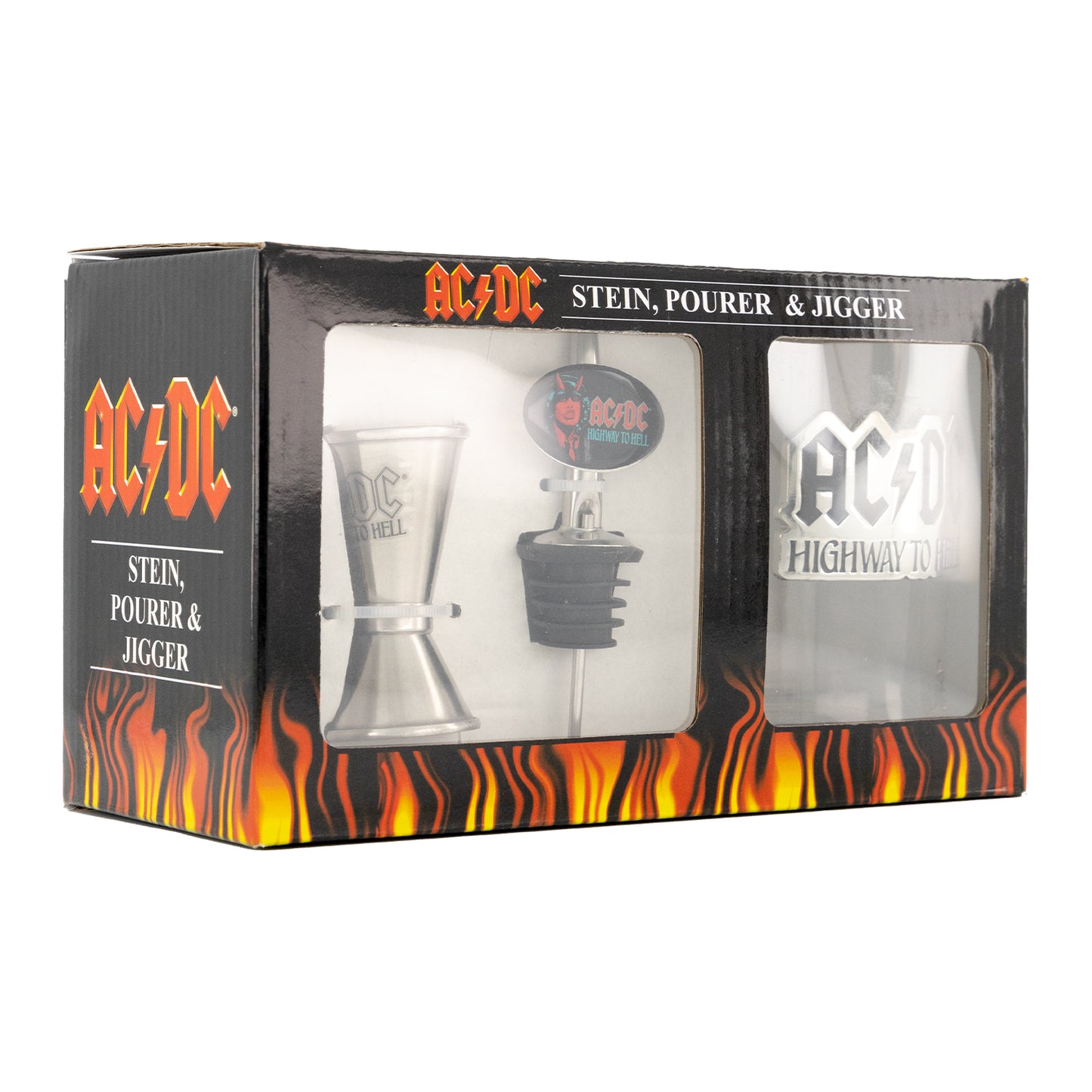AC/DC Highway To Hell: Stein, Jigger & Pourer Pack
