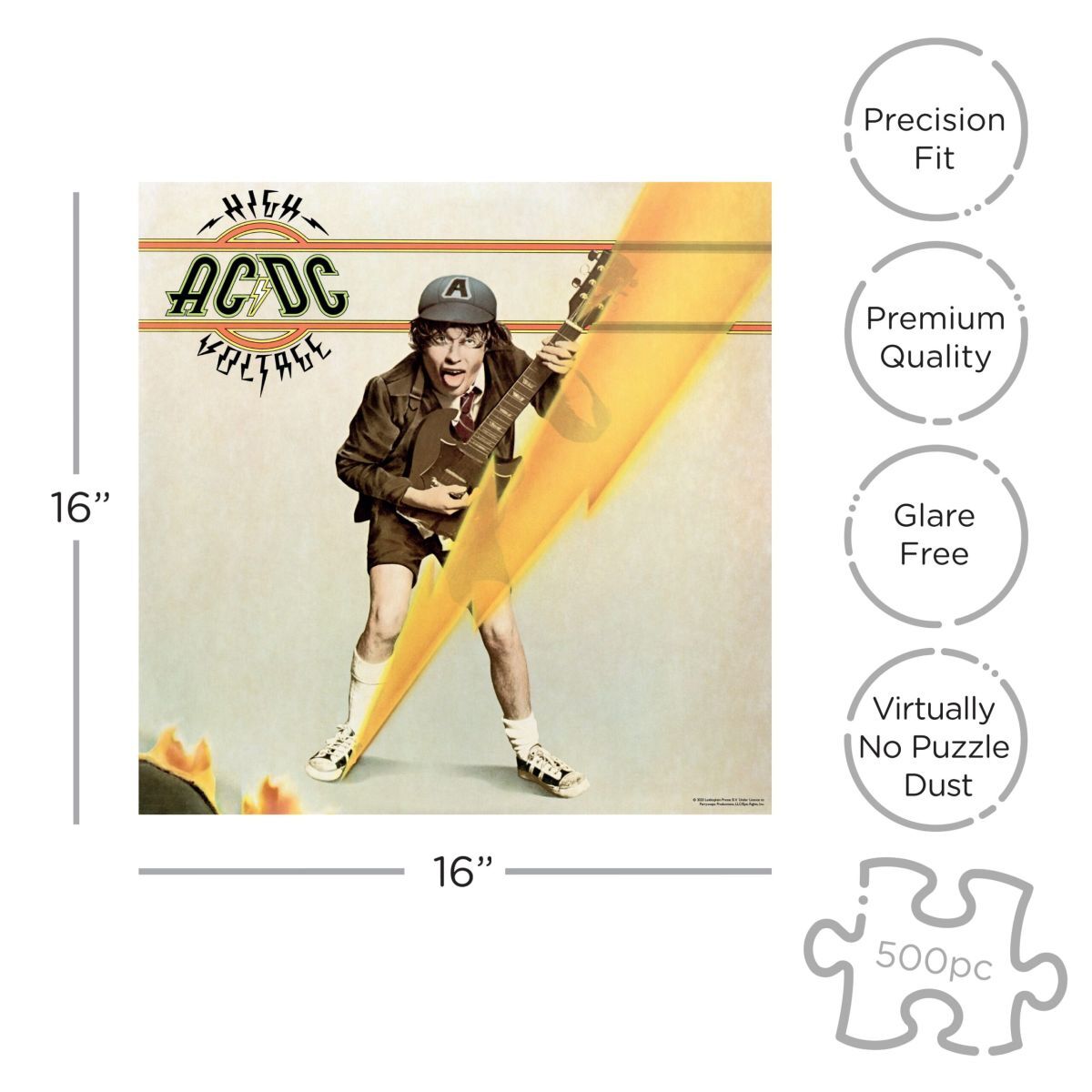 AC/DC High Voltage (500 Piece Jigsaw Puzzle)