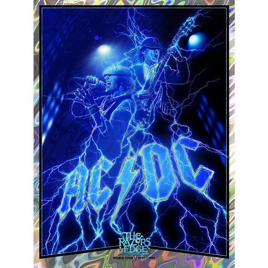 AC/DC THE RAZORS EDGE WORLD TOUR 1990/1991 LAVA FOIL VARIANT