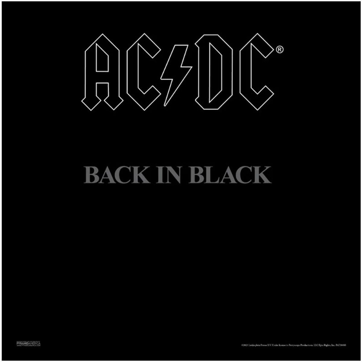 Back in Black 12x12 Poster