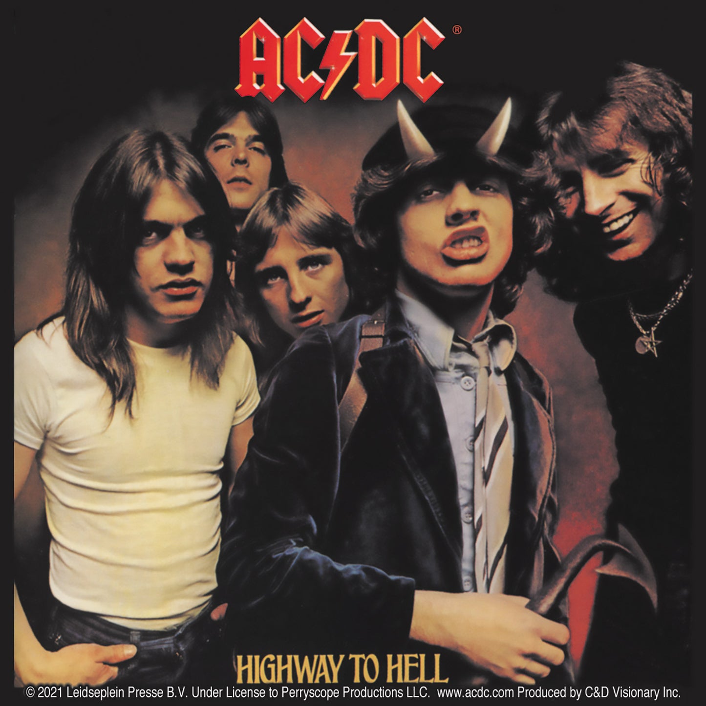 AC/DC Highway To Hell 4"x4" Sticker