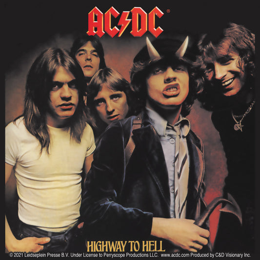 AC/DC Highway To Hell 4"x4" Sticker