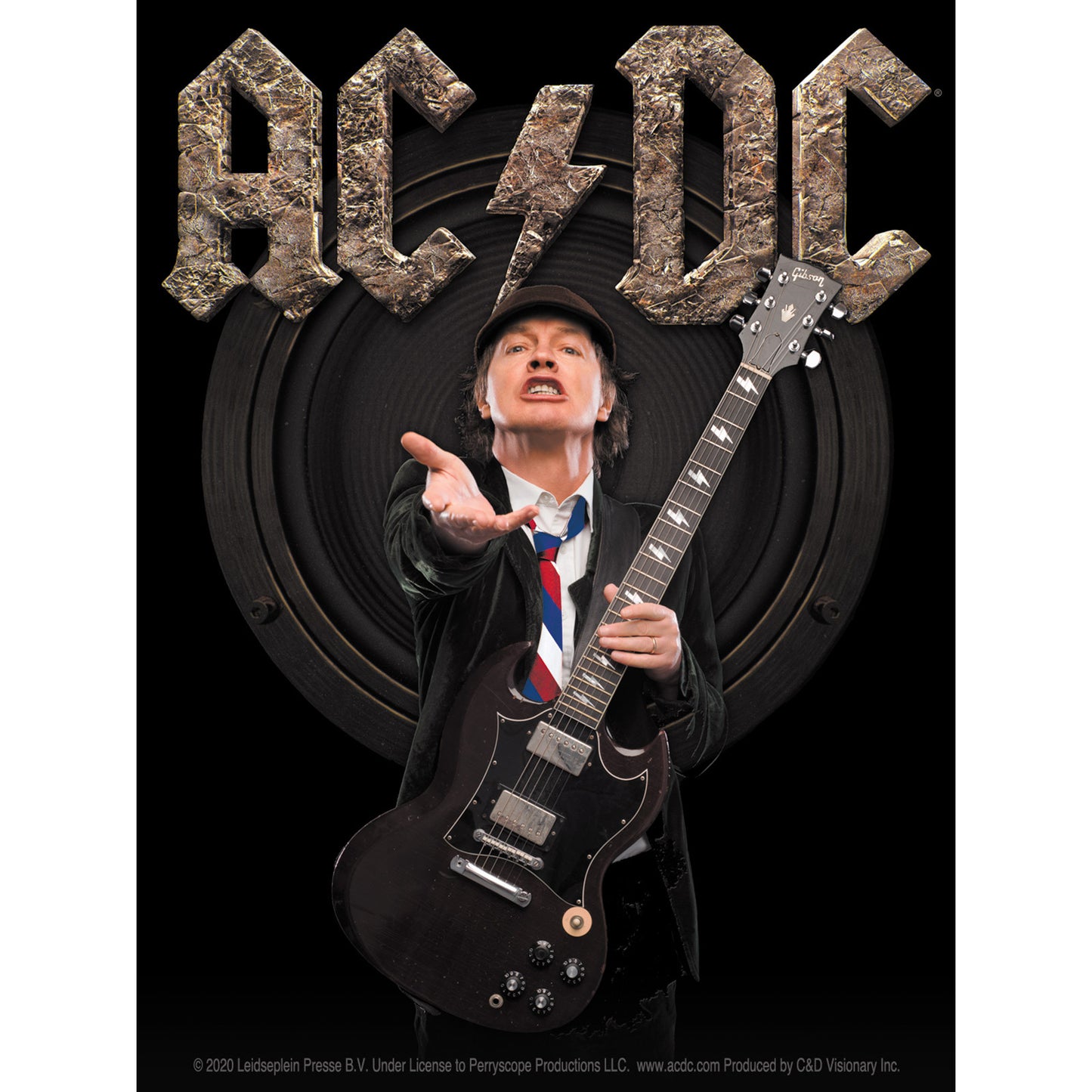 AC/DC Angus Reaching Out 3.75"x5" Sticker