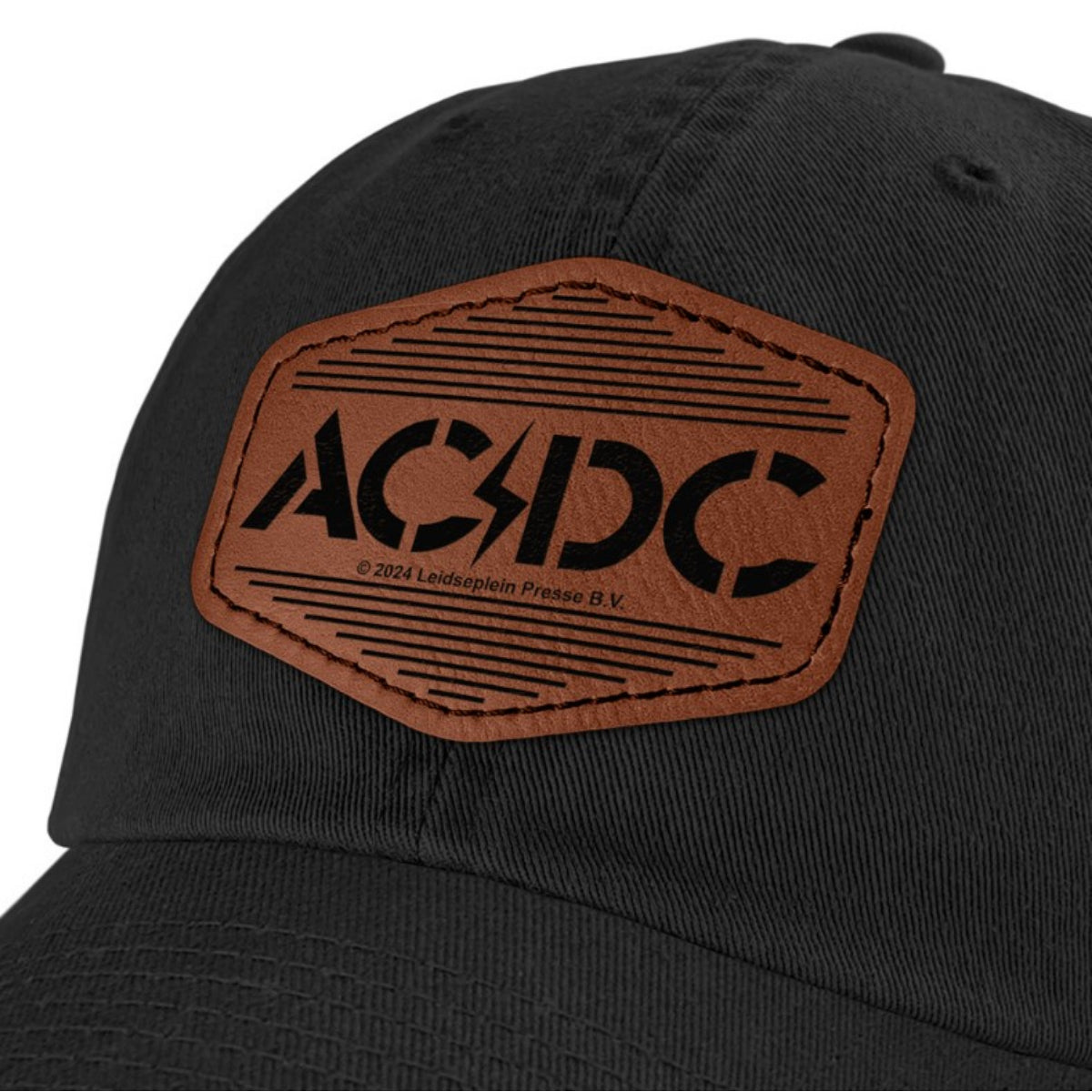 AC/DC Lightning Bolt Lines Adult Dad Cap