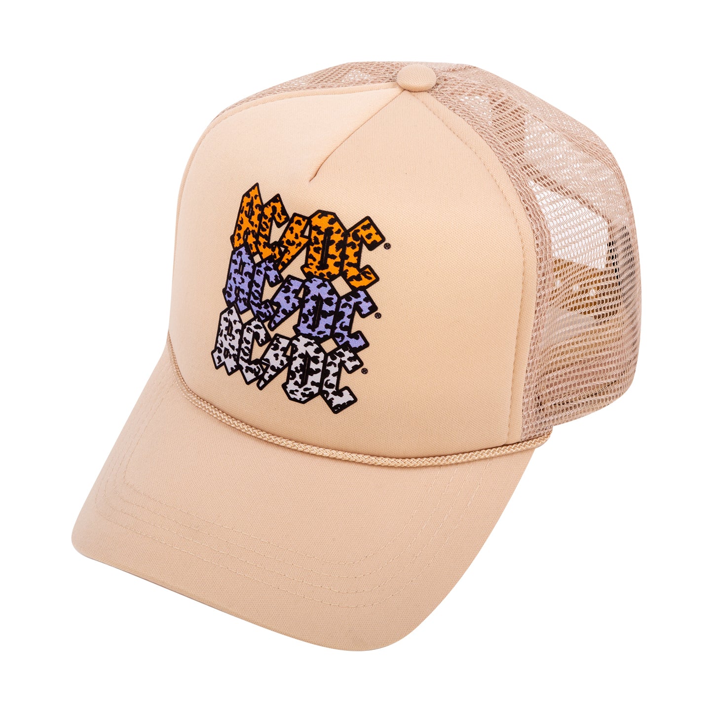 AC/DC Stacked Logo Tan Hat