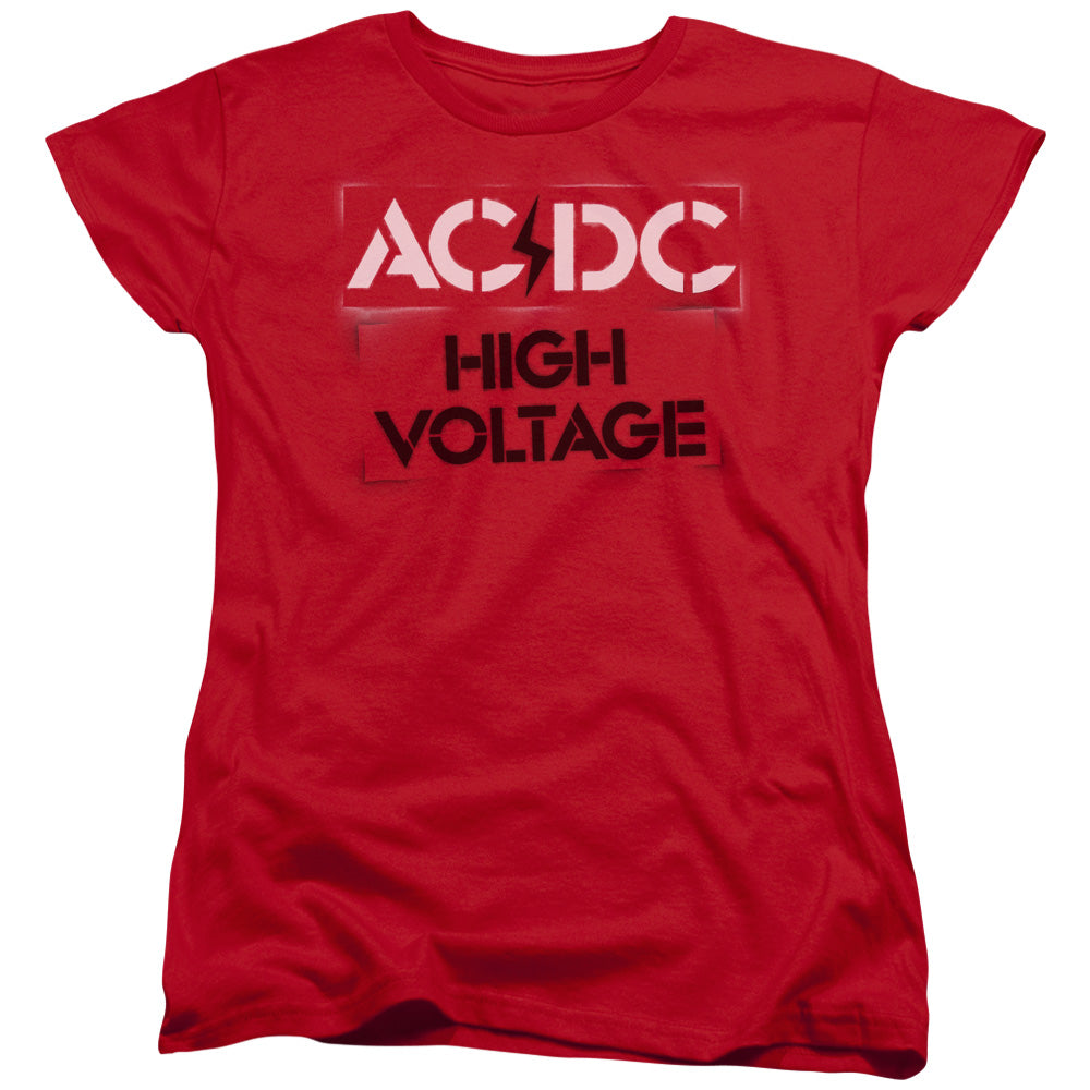 High Voltage Stencil Womens Logo