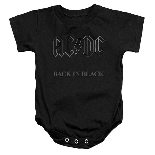 Back In Black Infant Snapsuit