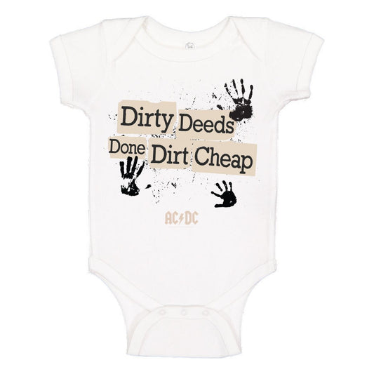Dirty Hands Onesie White