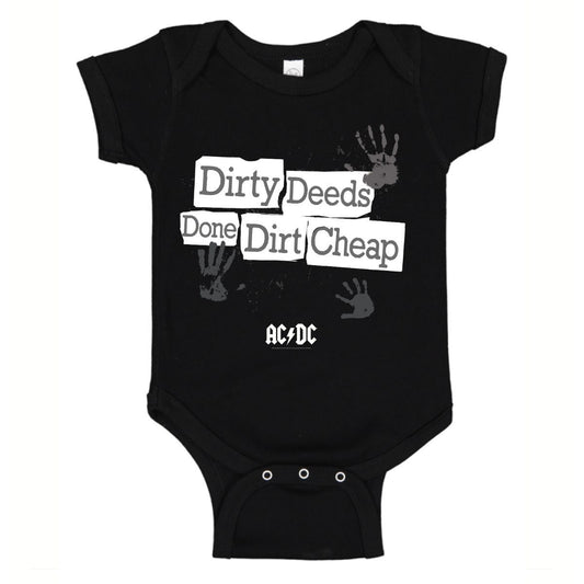 Dirty Hands Onesie Black