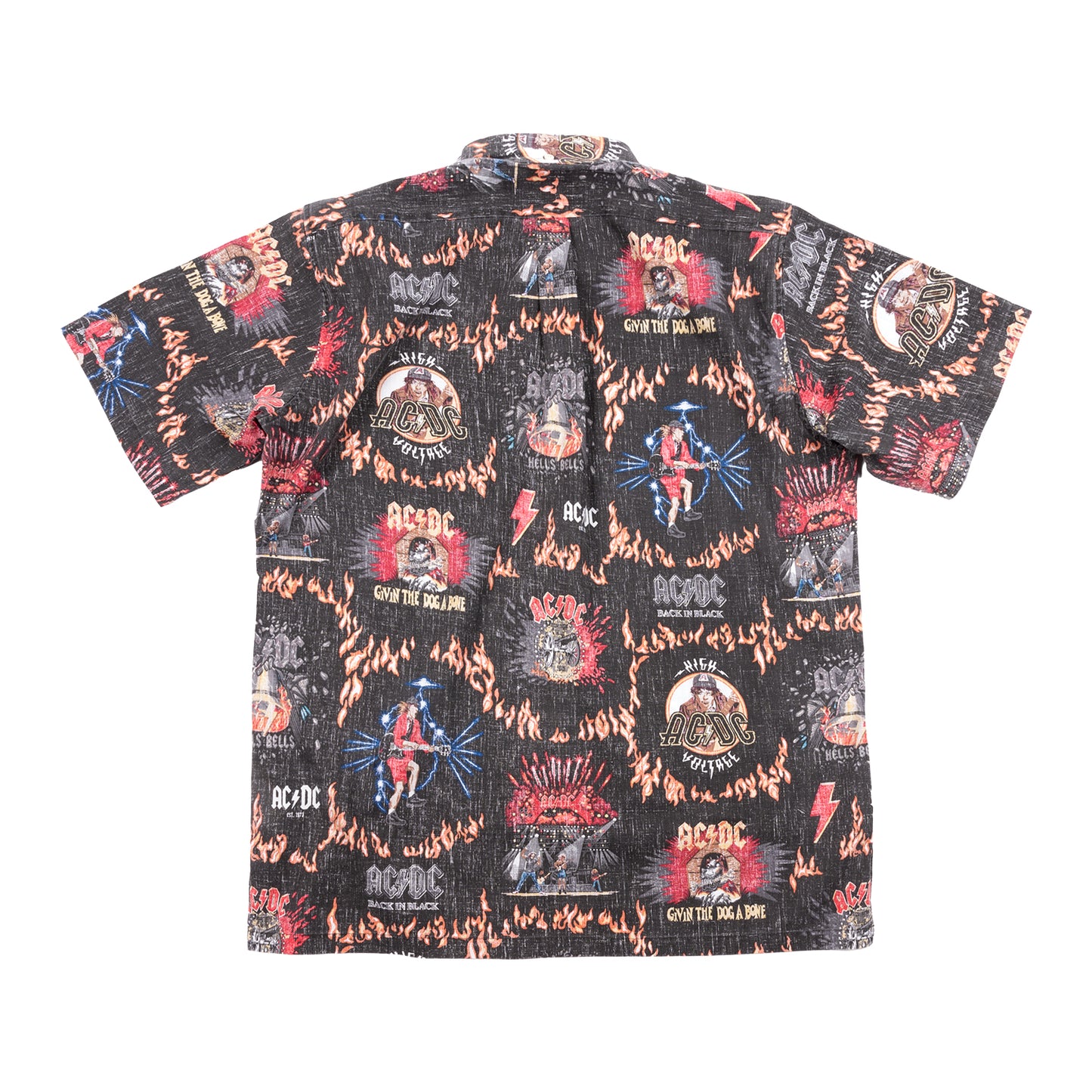 AC/DC Button Down "Hawaiian" T-Shirt