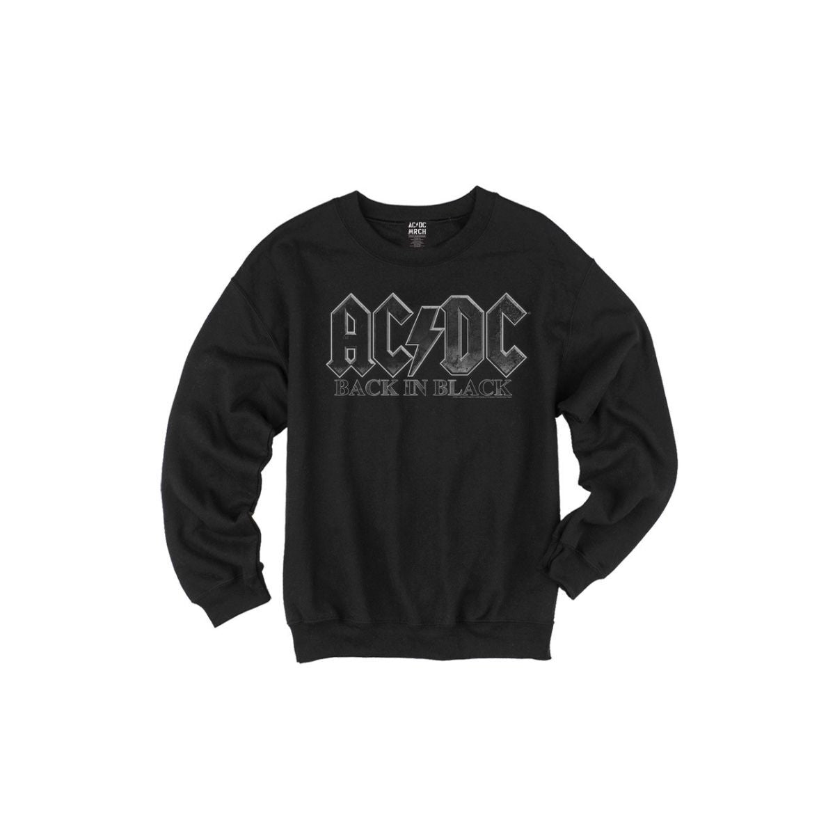 Back in Black Charcoal Crewneck