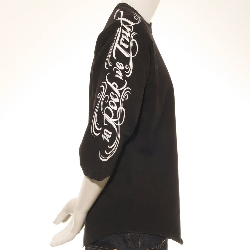 AC/DC Tattoo Script Rock Or Bust Raglan