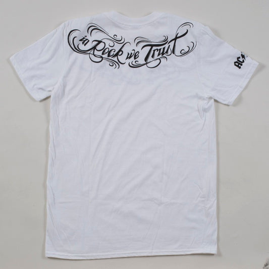 AC/DC Tattoo Script Rock Or Bust T-Shirt